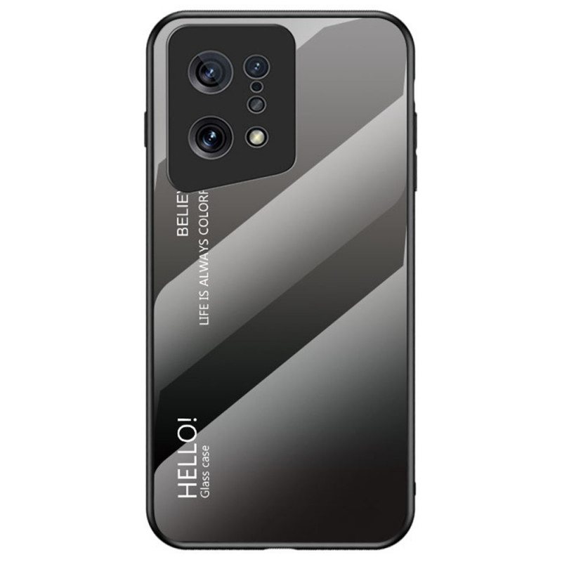 Deksel Til Oppo Find X5 Herdet Glass Hei