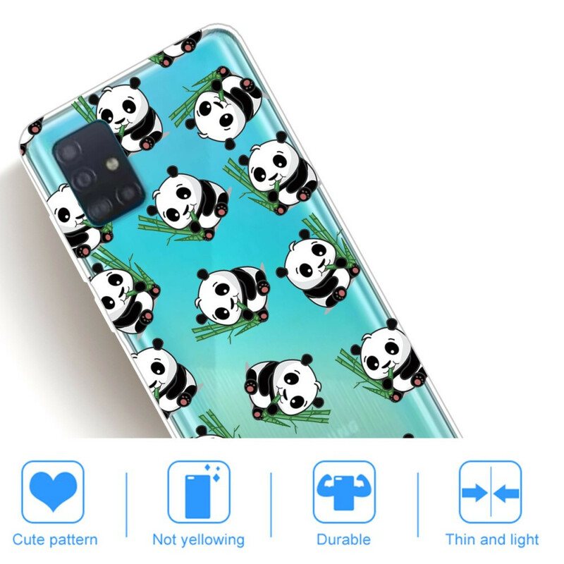 Deksel Til Samsung Galaxy A31 Små Pandaer