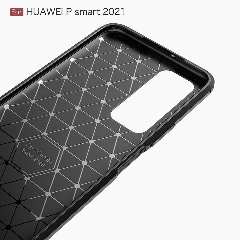 Deksel Til Huawei P Smart 2021 Børstet Karbonfiber