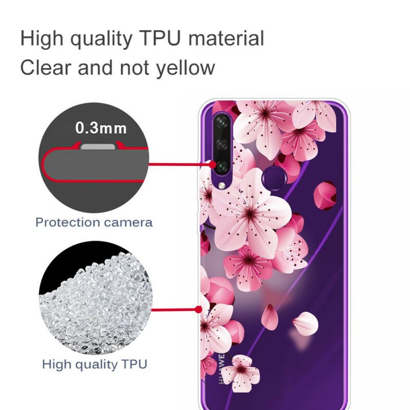 Deksel Til Huawei Y6p Premium Blomster