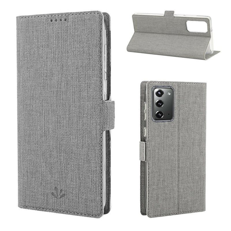 Beskyttelse Deksel Til Samsung Galaxy Note 20 Folio Deksel Teksturert Vili Dmx
