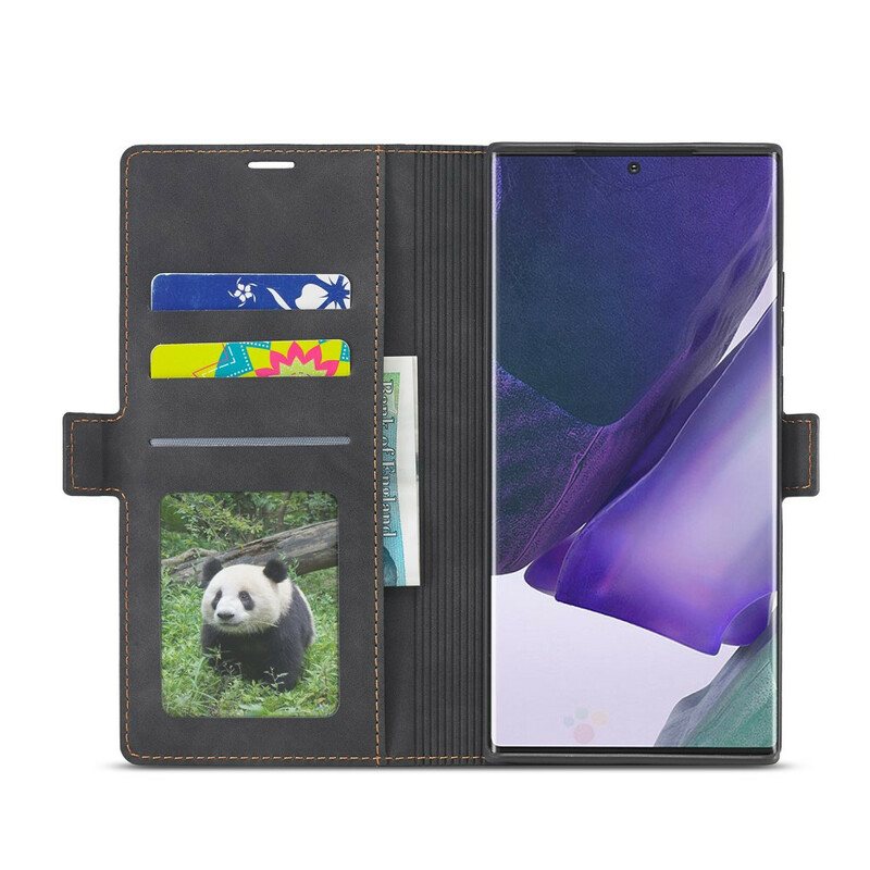 Folio Deksel Til Samsung Galaxy Note 20 Forwenw Skinneffekt