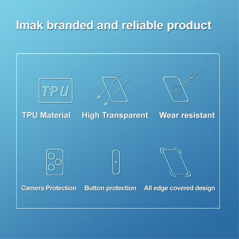 Mobildeksel Til Honor 70 Imak Transparent