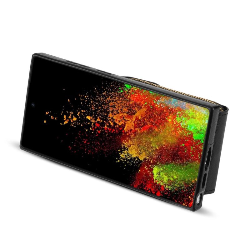 Deksel Samsung Galaxy S24 Ultra 5g Lommebok Og Skulderstropp