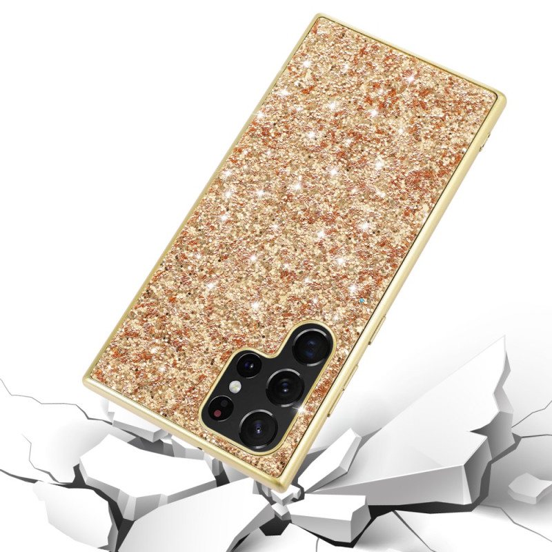 Deksel Til Samsung Galaxy S24 Ultra 5g Glitrende Glitter