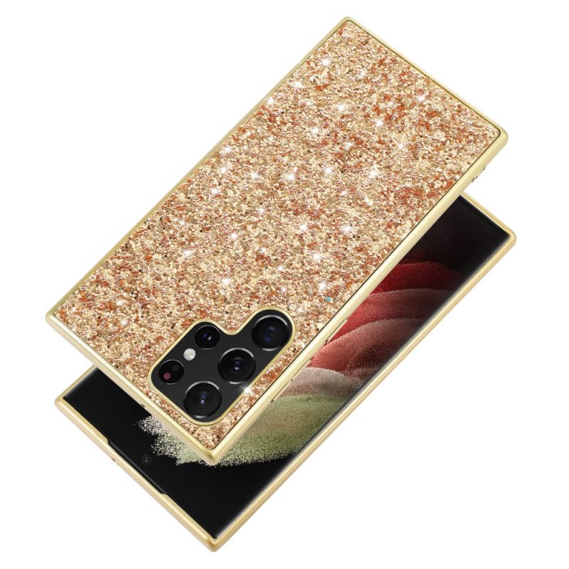 Deksel Til Samsung Galaxy S24 Ultra 5g Glitrende Glitter