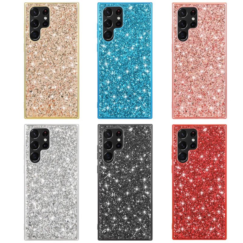 Deksel Til Samsung Galaxy S24 Ultra 5g Glitrende Glitter