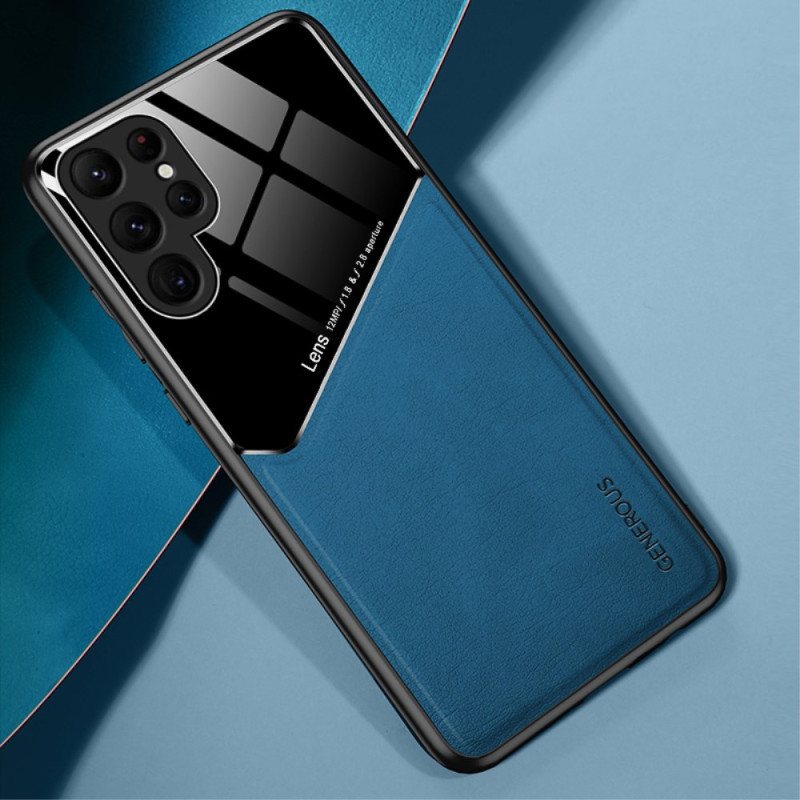 Deksel Til Samsung Galaxy S24 Ultra 5g Magnetisk Skinneffekt