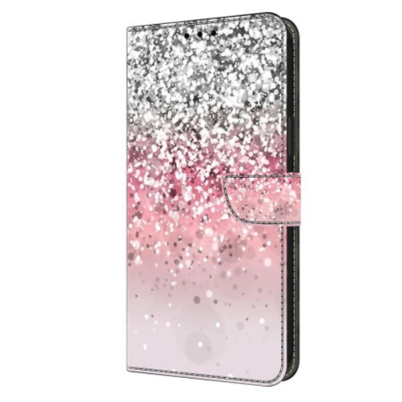 Lærdeksel Folio Deksel Samsung Galaxy S24 Ultra 5g Mobildeksel Degradert