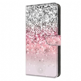 Lærdeksel Folio Deksel Samsung Galaxy S24 Ultra 5g Mobildeksel Degradert
