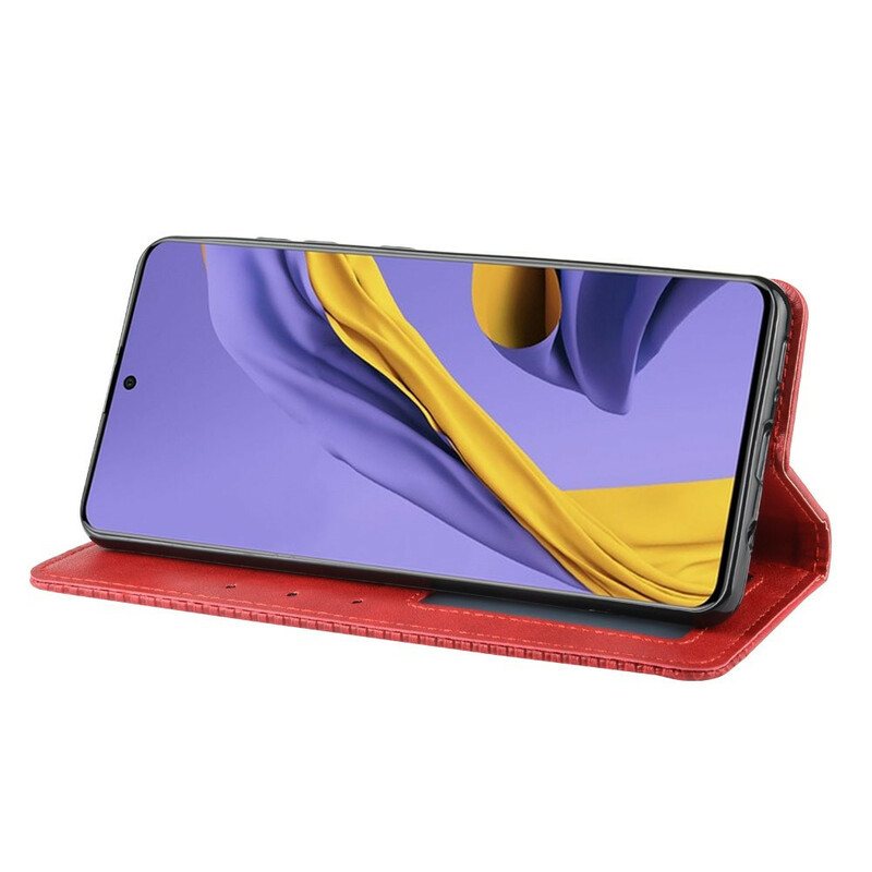 Beskyttelse Deksel Til Samsung Galaxy S20 Folio Deksel Stilisert Vintage Skinneffekt
