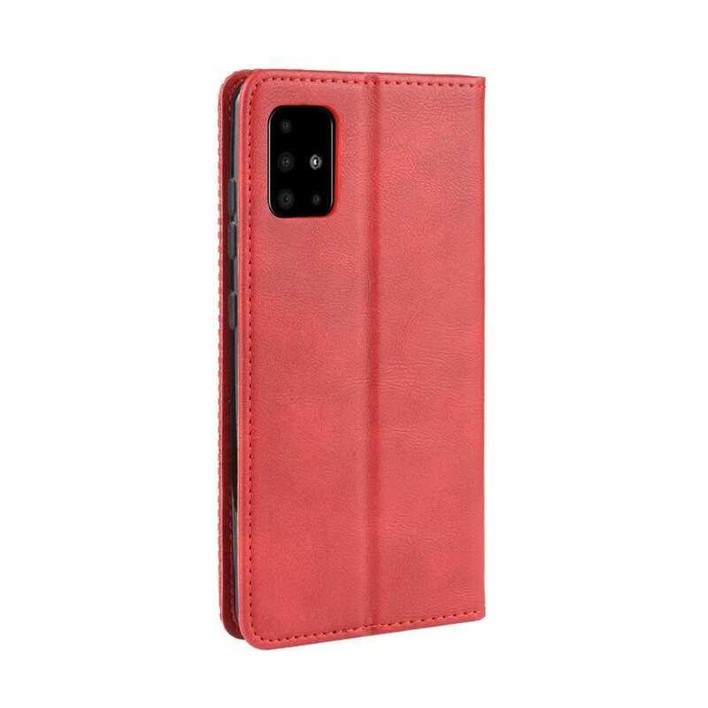 Beskyttelse Deksel Til Samsung Galaxy S20 Folio Deksel Stilisert Vintage Skinneffekt