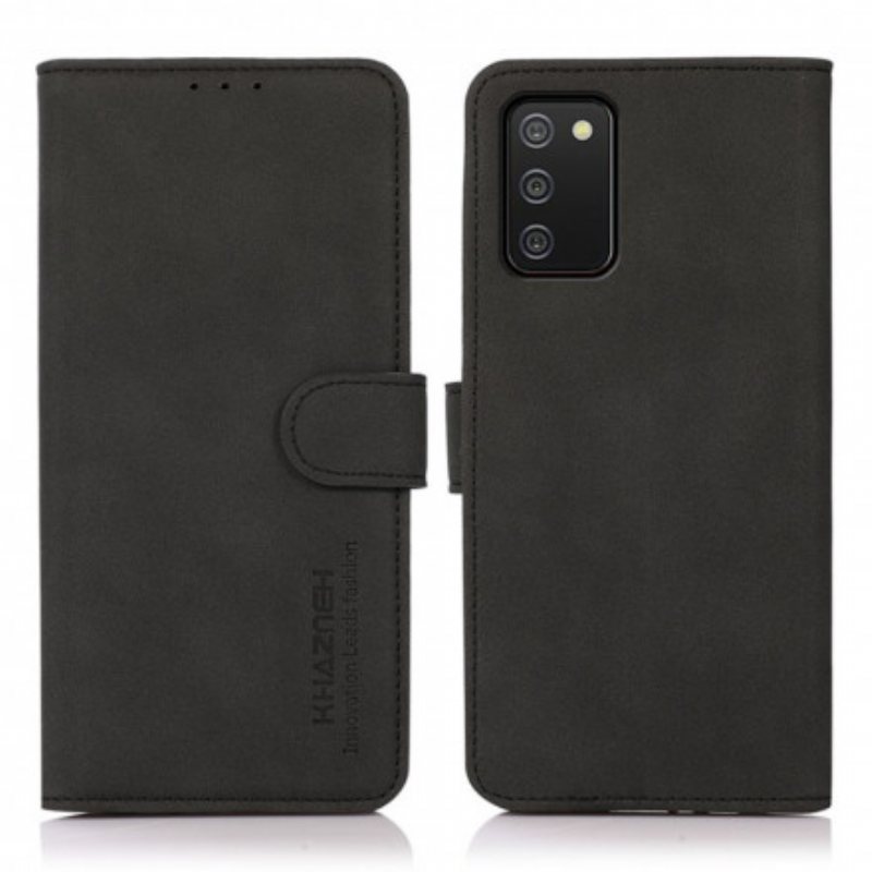 Lærdeksel Til Samsung Galaxy A02s Khazneh Tekstur Skinneffekt