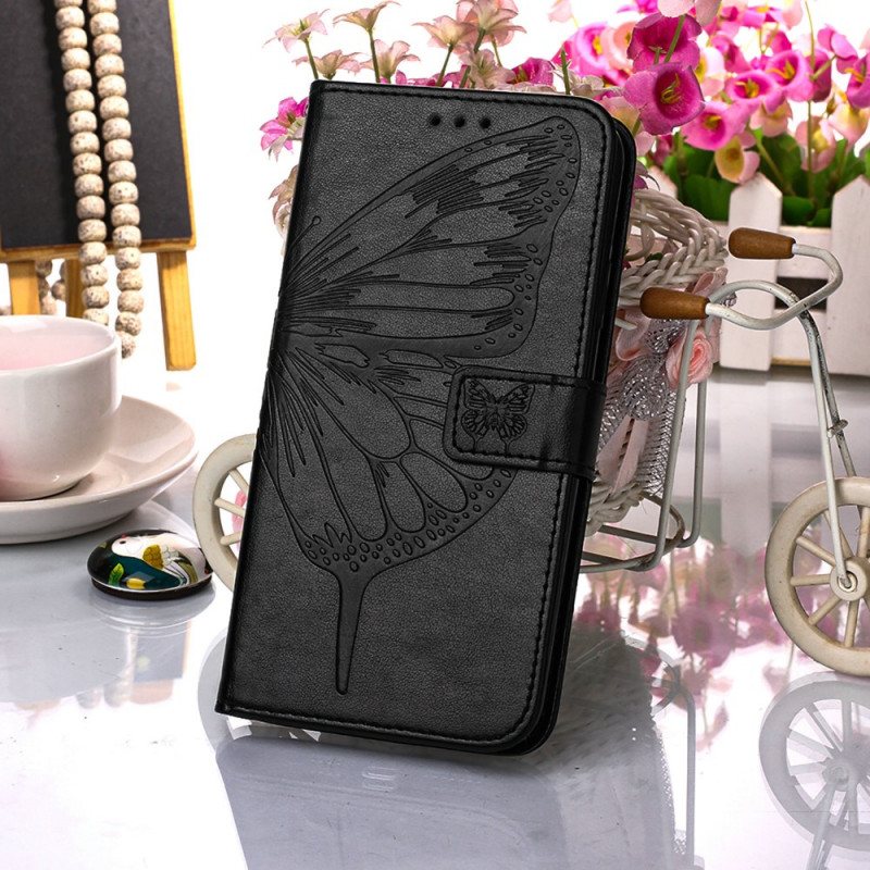 Folio Deksel Til Xiaomi Redmi 9A Sommerfugl Design