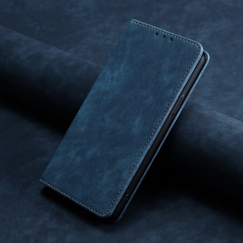 Folio Deksel Lær Oneplus 12 5g Mobildeksel Rfid-beskyttelse I Semsket Skinn