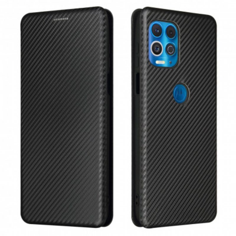 Beskyttelse Deksel Til Moto G100 Folio Deksel Silikon Karbon