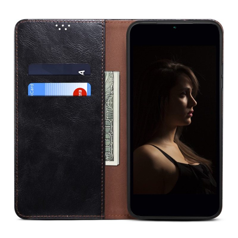 Beskyttelse Deksel Til Xiaomi Redmi Note 12 Pro Plus Folio Deksel Vokset Kunstskinn