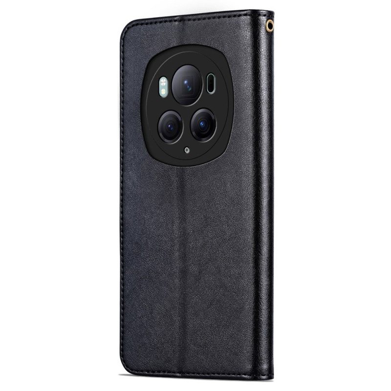 Lærdeksel Folio Deksel Honor Magic 6 Pro Azns