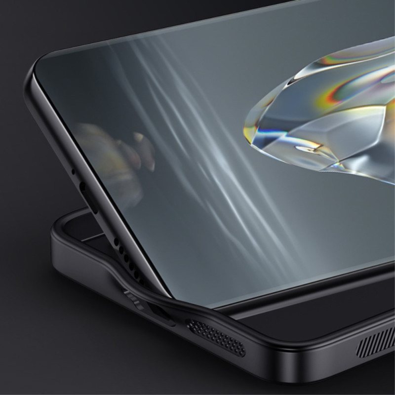 Deksel Oneplus 12r Treeffekt Imitert Skinn Beskyttelse Deksel