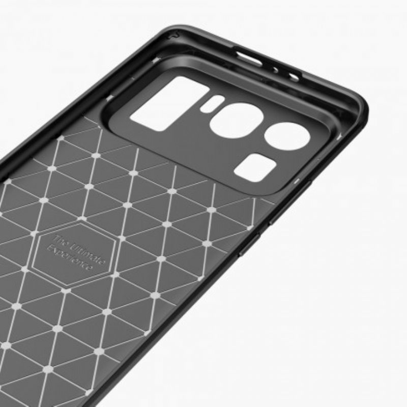 Deksel Til Xiaomi Mi 11 Ultra Børstet Karbonfiber