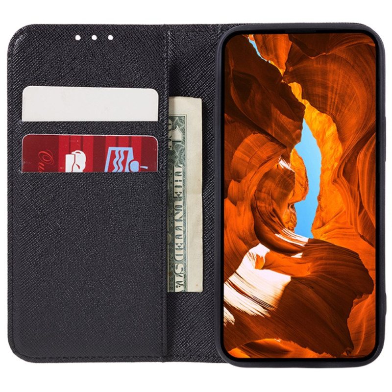 Folio Deksel Xiaomi 14 Pro Teksturert Overflate Beskyttelse Deksel
