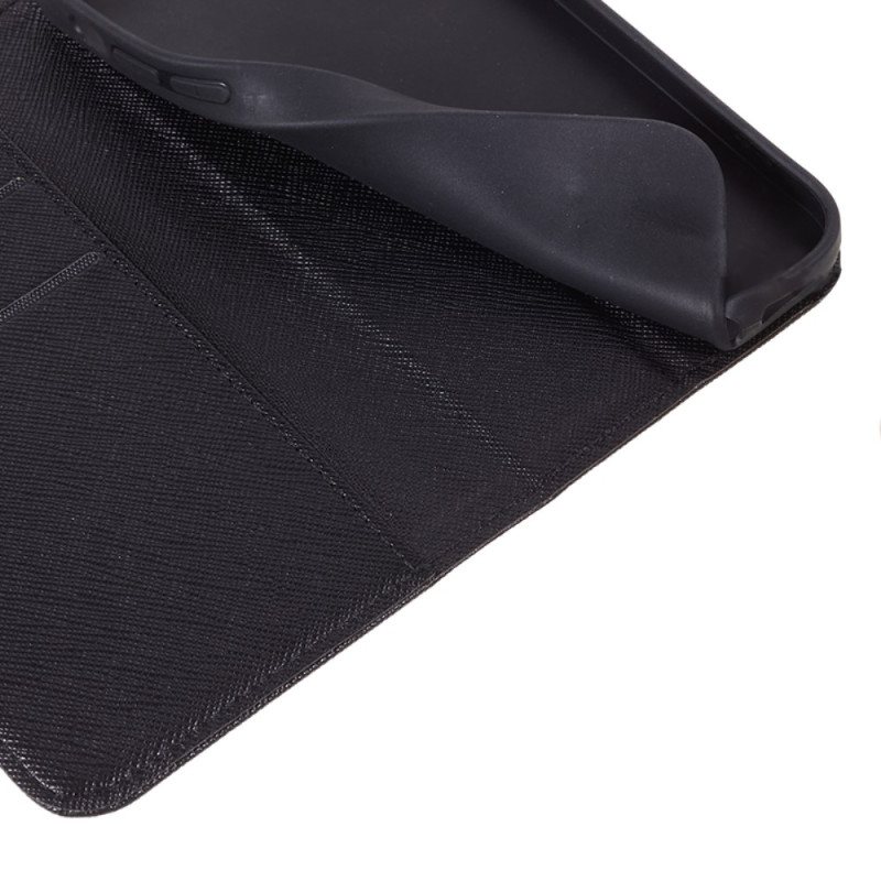 Folio Deksel Xiaomi 14 Pro Teksturert Overflate Beskyttelse Deksel