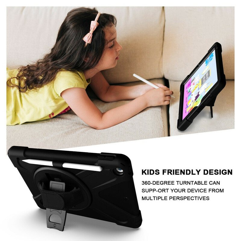 Deksel Til iPad 10.2" (2020) (2019) Håndfri Holder Og Stropp For Barn