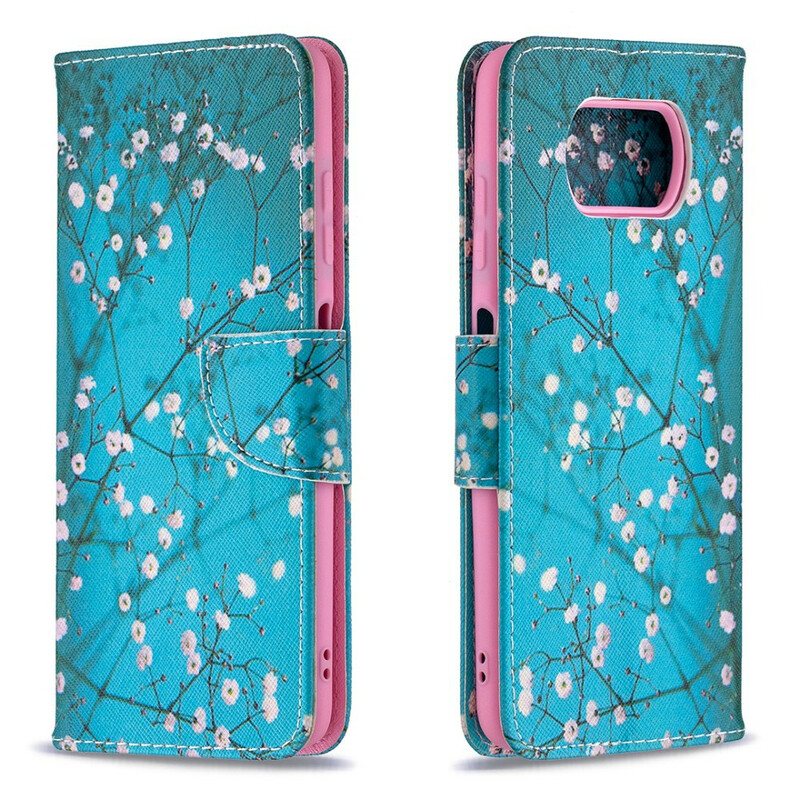 Folio Deksel Til Poco X3 / X3 Pro / X3 NFC Blossom Tree