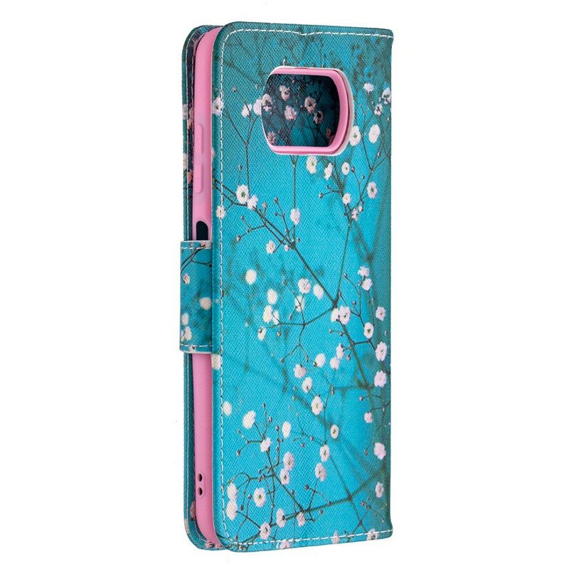 Folio Deksel Til Poco X3 / X3 Pro / X3 NFC Blossom Tree