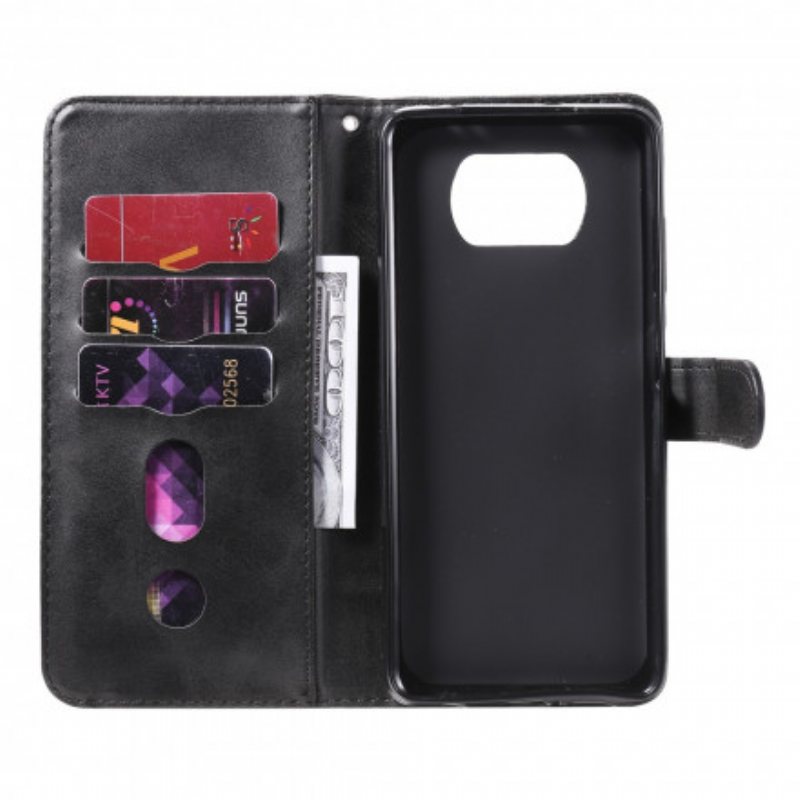 Folio Deksel Til Poco X3 / X3 Pro / X3 NFC Vintage Myntpung