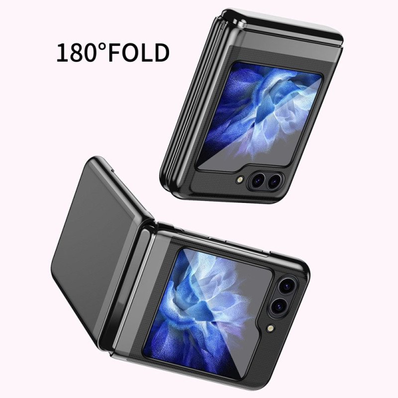 Deksel Samsung Galaxy Z Flip 6 Transparent Design Og Metalleffekt