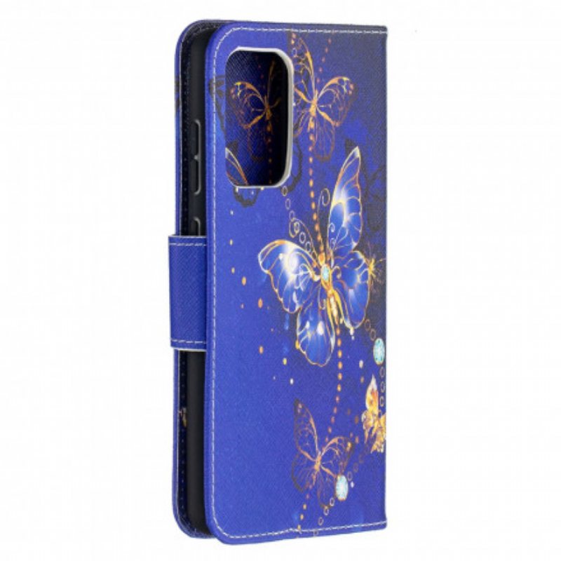 Folio Deksel Til Samsung Galaxy A52 4G / A52 5G / A52s 5G Butterflies Kings
