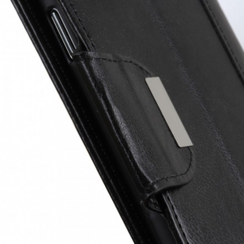 Folio Deksel Til Sony Xperia 5 III Eleganselås I Imitert Skinn