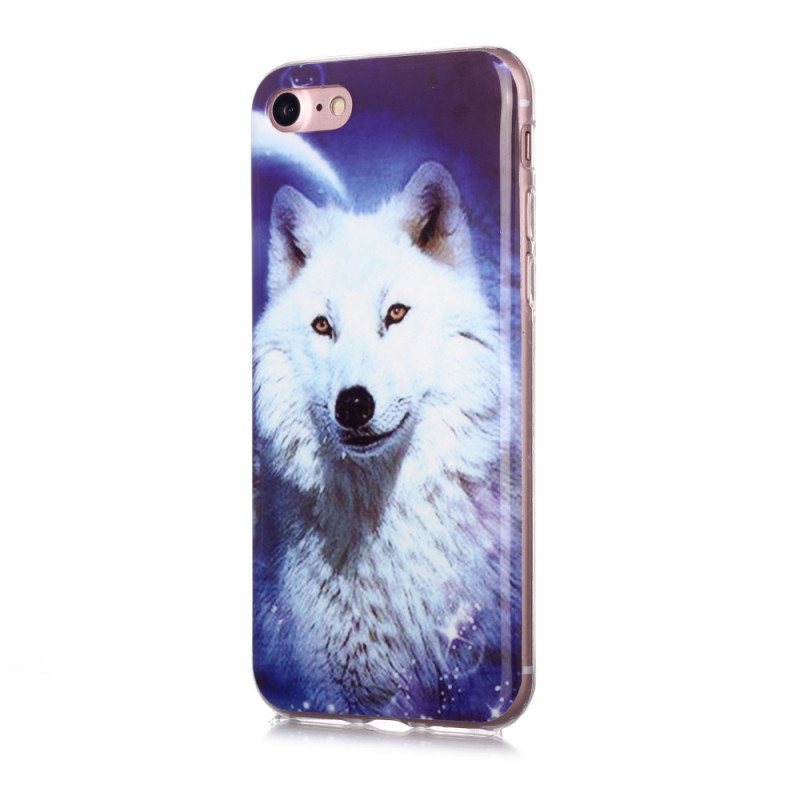 Deksel Til iPhone SE 3 / SE 2 / 8 / 7 Fluorescerende Ulv