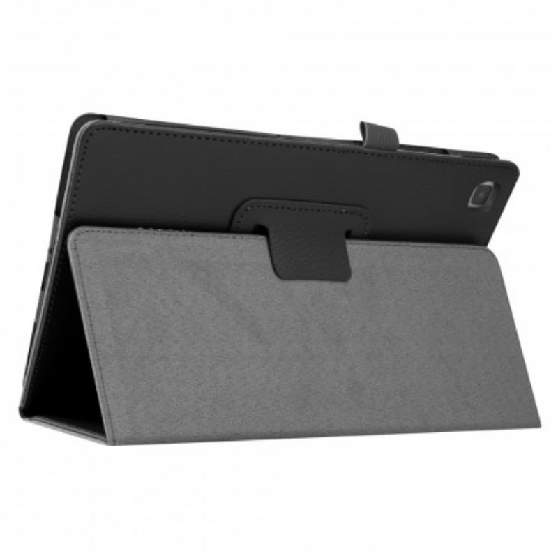 Etui Til Samsung Galaxy Tab A7 (2020) Litchi Imitert Skinn