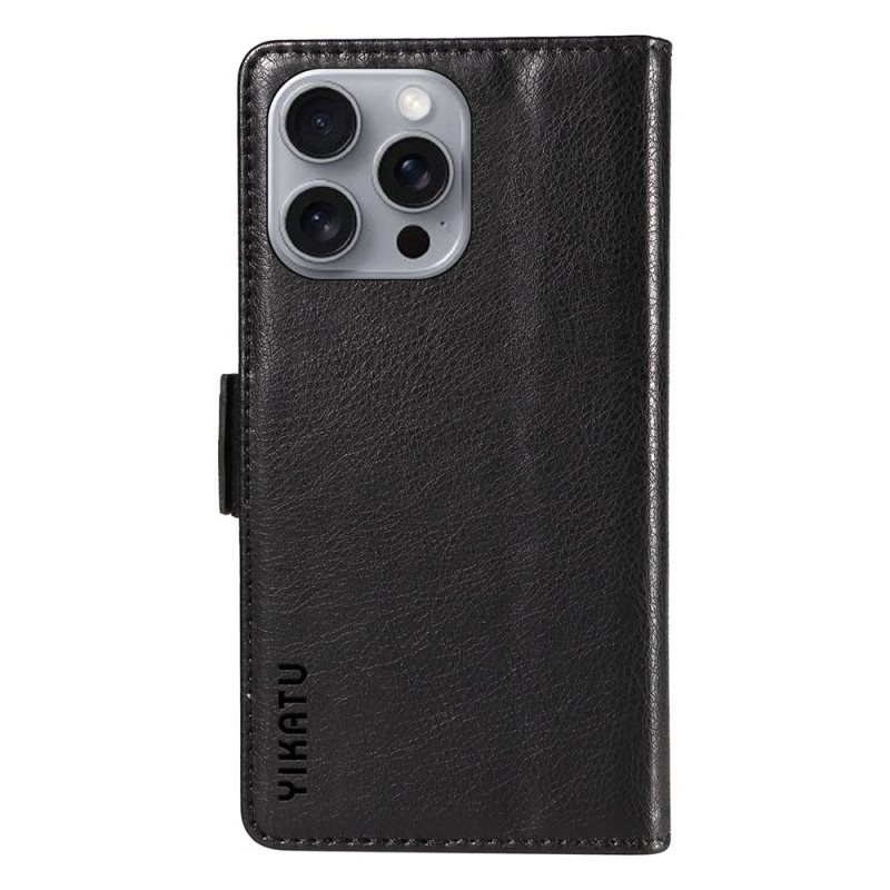 Folio Deksel Til iPhone 16 Pro Max Vintage Yikatu