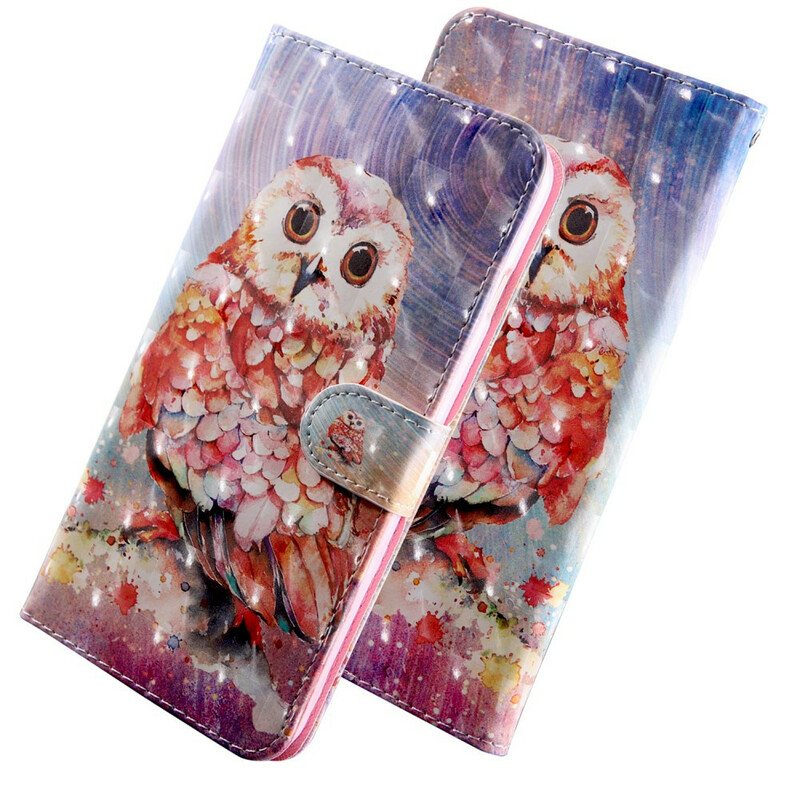 Lærdeksel Til iPhone 13 Mini Lys Flekk Germain The Owl