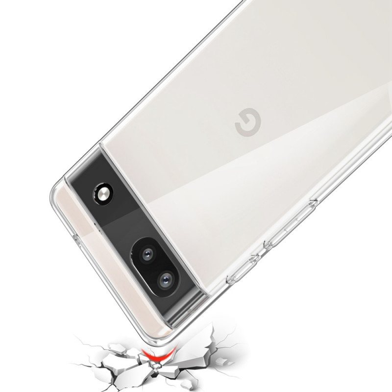 Deksel Til Google Pixel 6A Gjennomsiktig Fleksibel Silikon