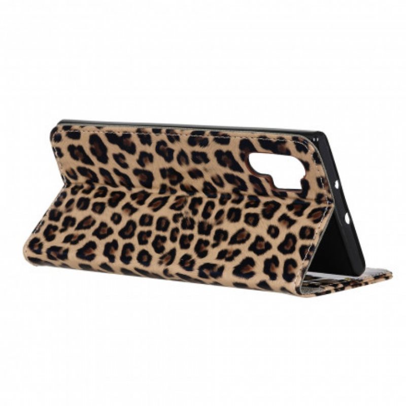 Folio Deksel Til Samsung Galaxy A32 Vanlig Leopard