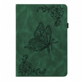 Case Til Xiaomi Pad 5 Stiliserte Sommerfugler
