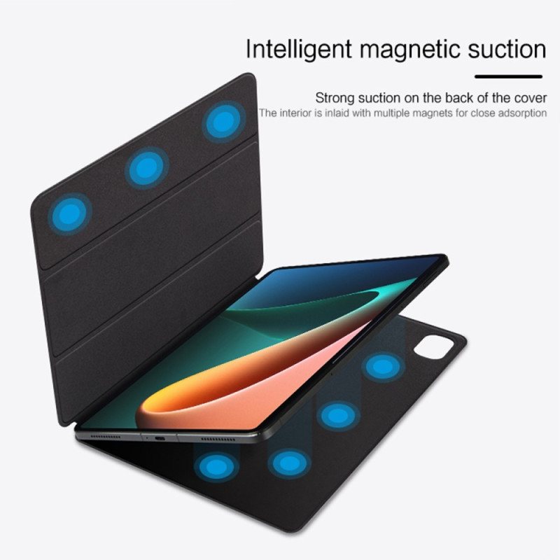 Case Til Xiaomi Pad 5 Wake I Ekte Skinn