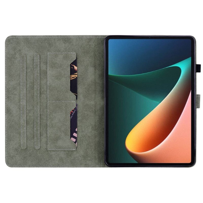 Folio Deksel Til Xiaomi Pad 5 Mykt Kunstskinn