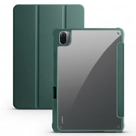 Folio Deksel Til Xiaomi Pad 5 Stiv Plast Og Klar Akryl