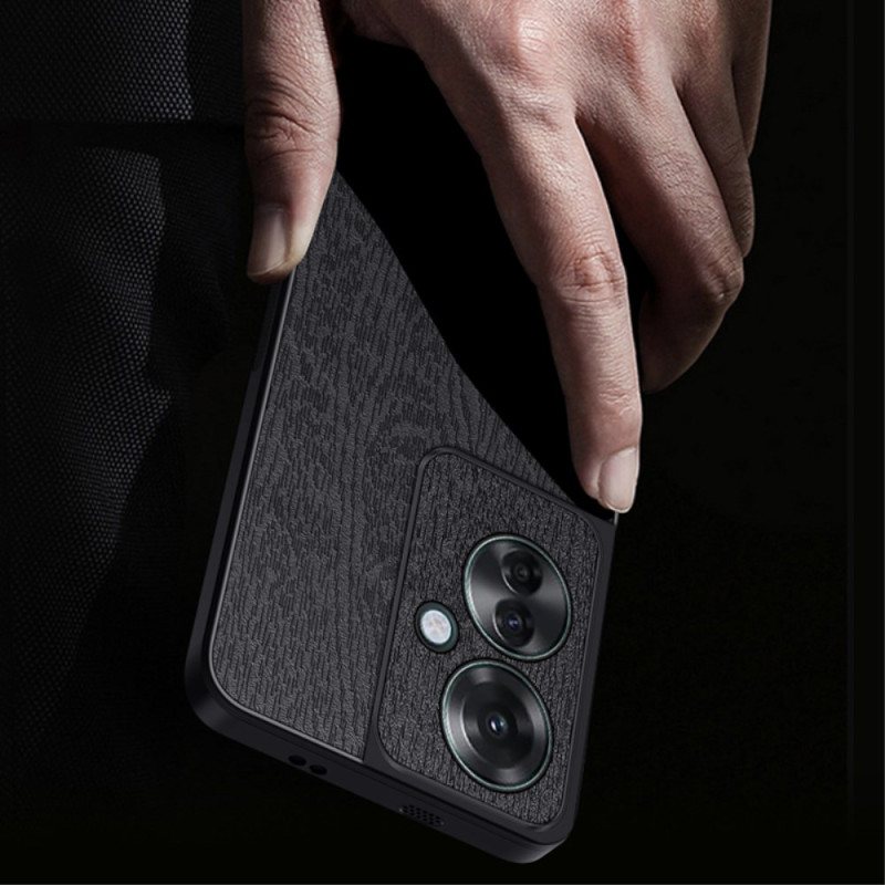 Deksel Oppo Reno 11f 5g Treeffekt Imitert Skinn