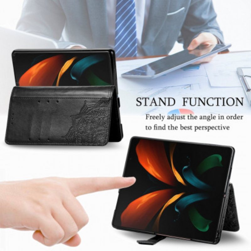 Lærdeksel Til Samsung Galaxy Z Fold 3 5G Mandala Middelalder