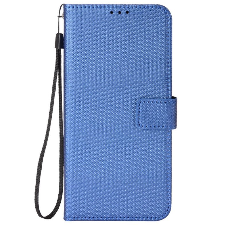 Folio Deksel Til Xiaomi Redmi Note 13 4g Strappy Preget Tekstur