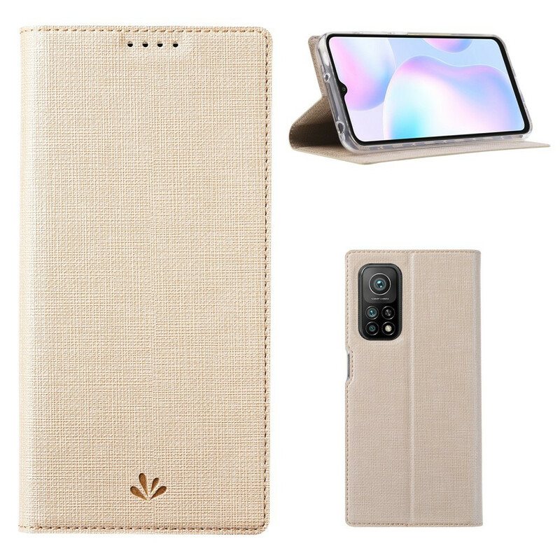 Beskyttelse Deksel Til Xiaomi Mi 10T / 10T Pro Folio Deksel Teksturert Vili Dmx