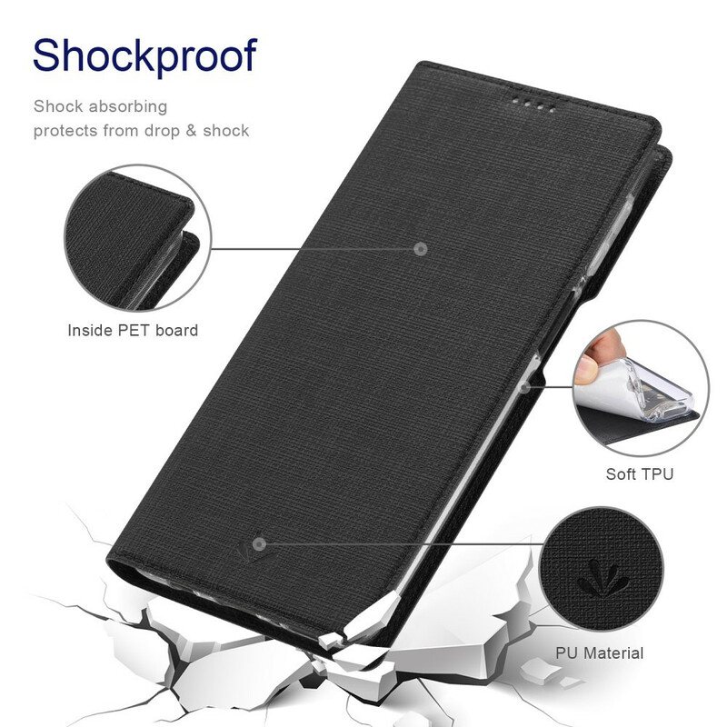 Beskyttelse Deksel Til Xiaomi Mi 10T / 10T Pro Folio Deksel Teksturert Vili Dmx