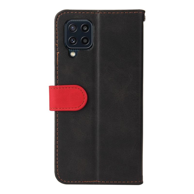 Folio Deksel Til Samsung Galaxy M32 To-tone