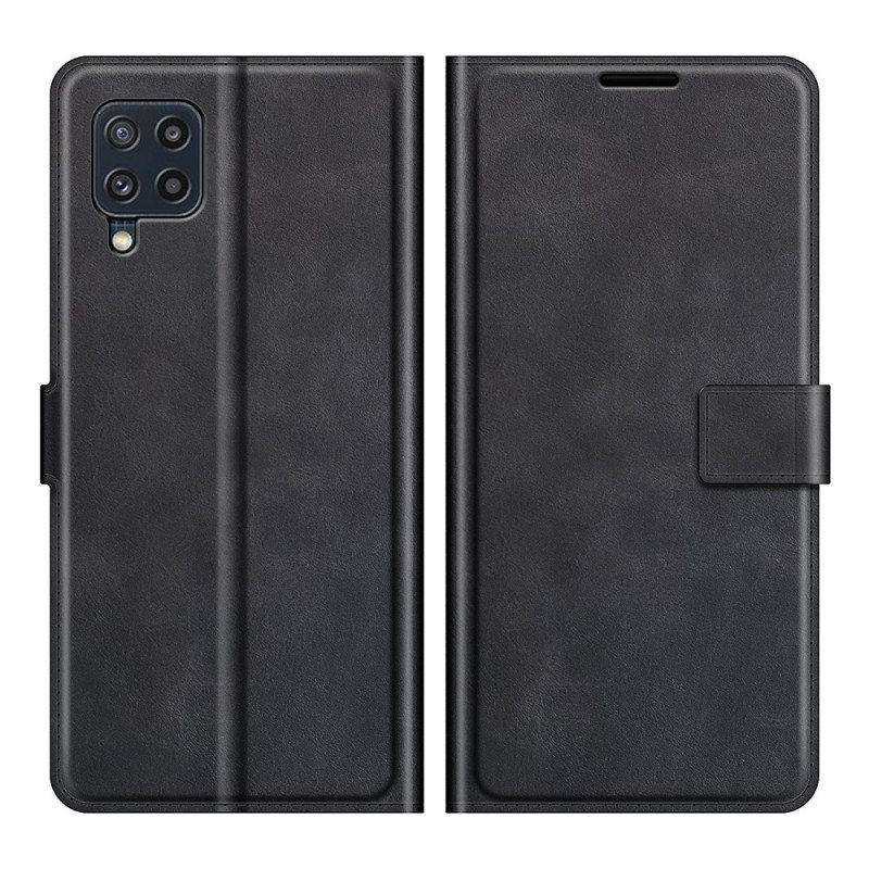 Lærdeksel Til Samsung Galaxy M32 Slank I Kunstskinn